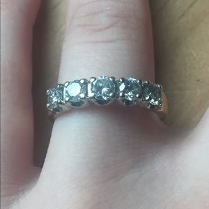 Vintage diamond and 14k gold ring.